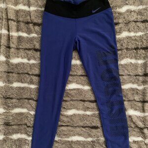 Royal Blue Just Do It Leggings